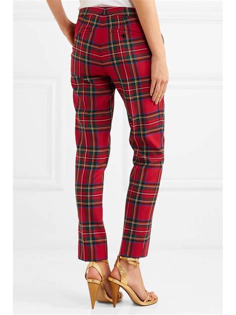 pantalon imprimé burberry